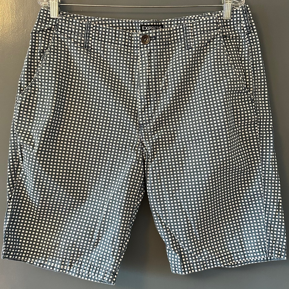 Express Checkered Shorts size 34